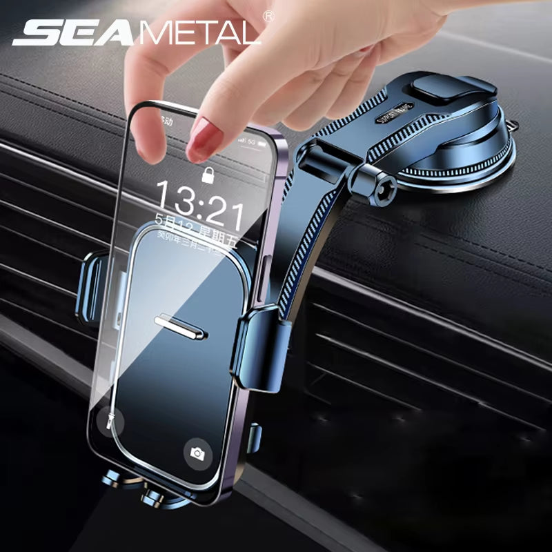 Car Dashboard Phone Bracket Universal Auto Cellphone Stand for GPS Navigation Universal Desk Windshield Hanging Holder