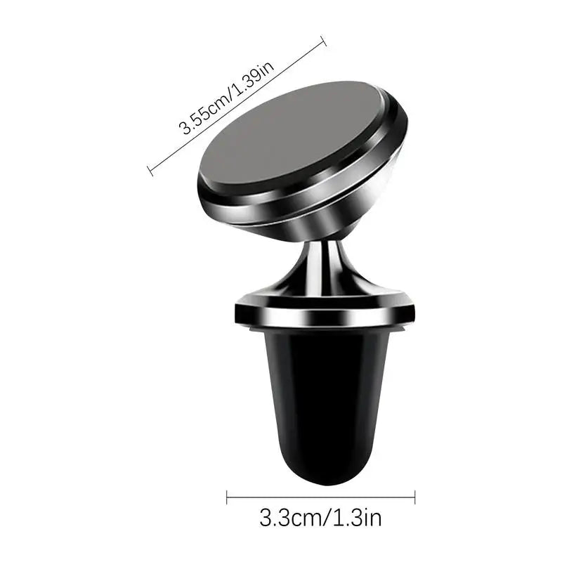 Anti-Slip Magnetic Car Phone Holder Stable Magnet Smartphone Holder for Car Multifunctional Cell Phone Mount for Air Outlet